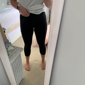 LULULEMON crop mesh leggings